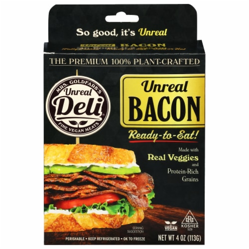 Unreal Deli® Ready to Eat Unreal Bacon Perspective: front