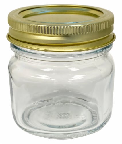 Anchor Hocking Regular Mouth Canning Jars Half Pint Perspective: front
