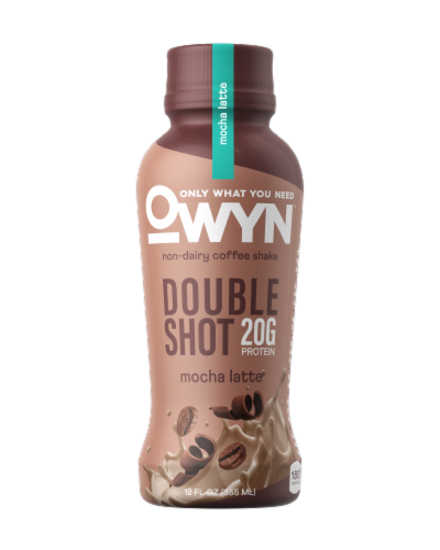 OWYN™ Ready-To-Drink Double Shot Mocha Latte Perspective: front