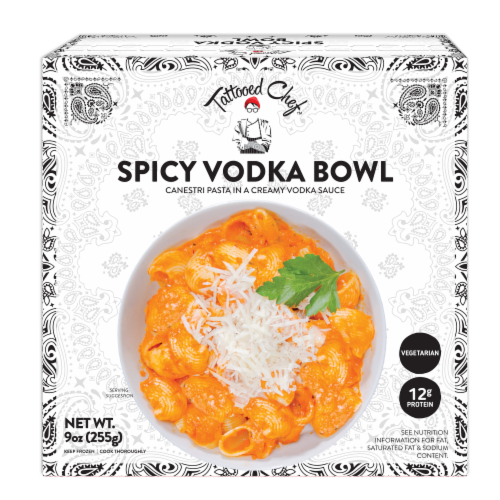 Tattooed Chef™ Spicy Vodka Pasta Bowl Perspective: front