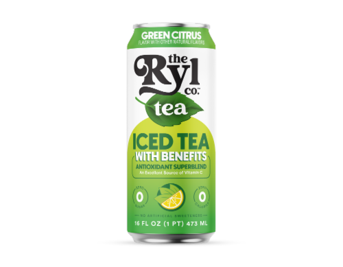 The Ryl Co.™ Green Citrus Antioxidant Blend Iced Tea With Benefits Perspective: front