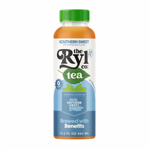 The Ryl Company™ Southern Sweet Antioxidant Superblend Zero Sugar Iced Tea Bottle Perspective: front