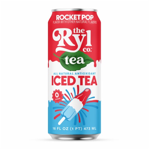 The Ryl Co. Rocket Pop Iced Tea Can Perspective: front