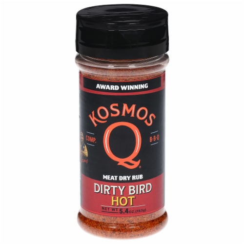 Kosmos Q® Dirty Bird Hot Dry Rub Perspective: front
