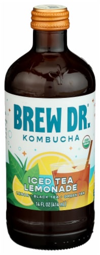 Brew Dr.® Kombucha Iced Tea Lemonade Perspective: front