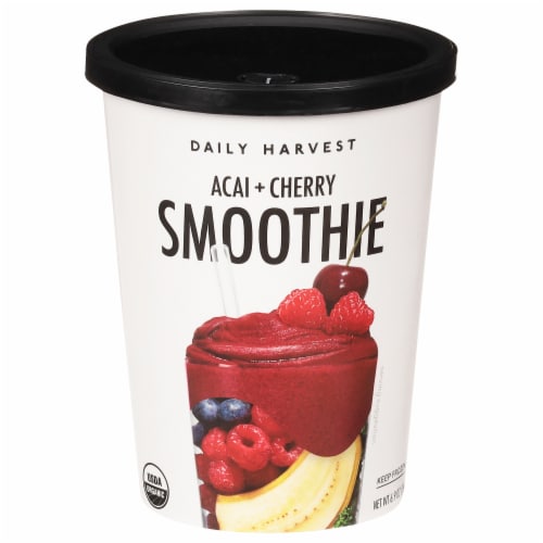 Daily Harvest Acai + Cherry Smoothie Perspective: front