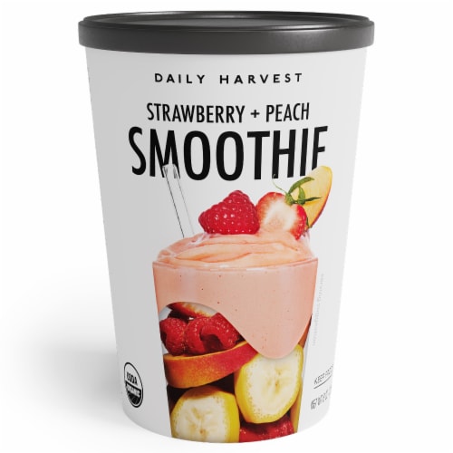 Daily Harvest Strawberry + Peach Smoothie, 8.0oz Perspective: front