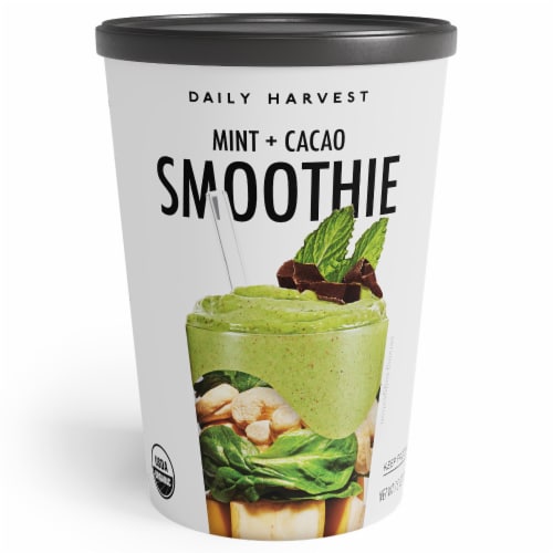 Daily Harvest Mint + Cacao Smoothie Perspective: front