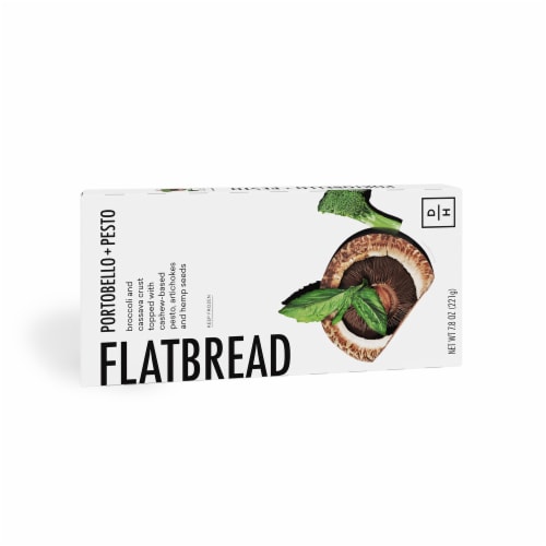 Daily Harvest Portobello + Pesto Flatbread Perspective: front