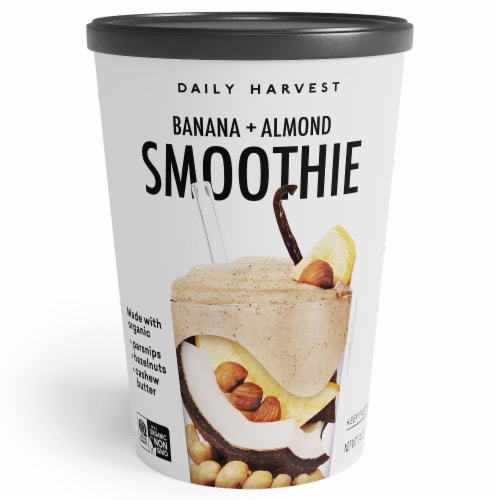 Daily Harvest Banana + Almond Smoothie Perspective: front