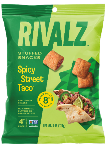 Rivalz™ Spicy Street Taco Stuffed Snacks Perspective: front