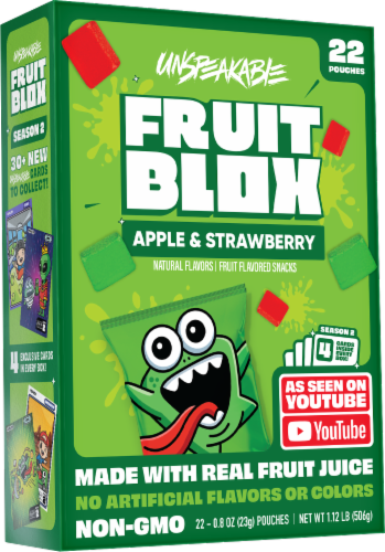 FruitBlox Unspeakable Apple & Strawberry Perspective: front