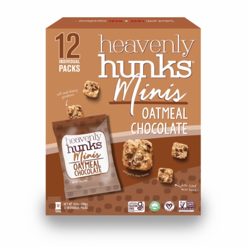 Heavanly Hunks® Minis Oatmeal Chocolate Perspective: front