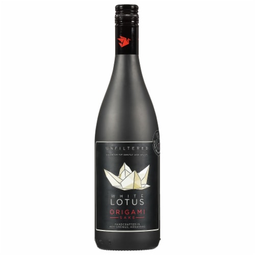 Origami Sake White Lotus Perspective: front