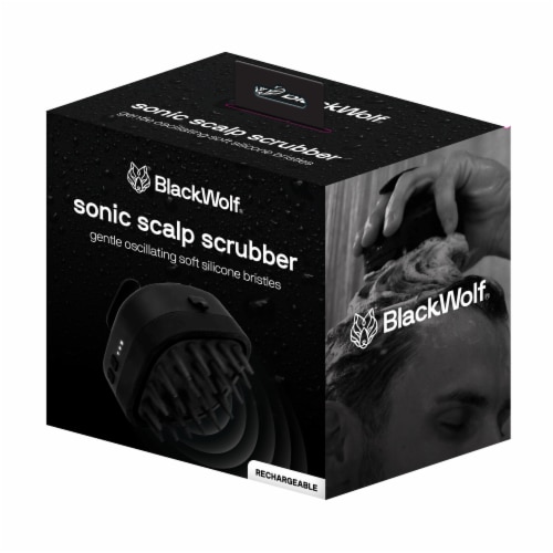 BlackWolf® Sonic Scalp Scrubber Perspective: front