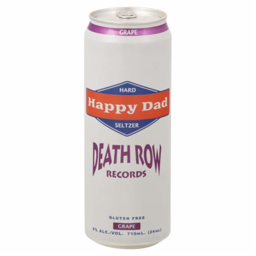 Happy Dad Death Row Records Grape Hard Seltzer Single Can Perspective: front