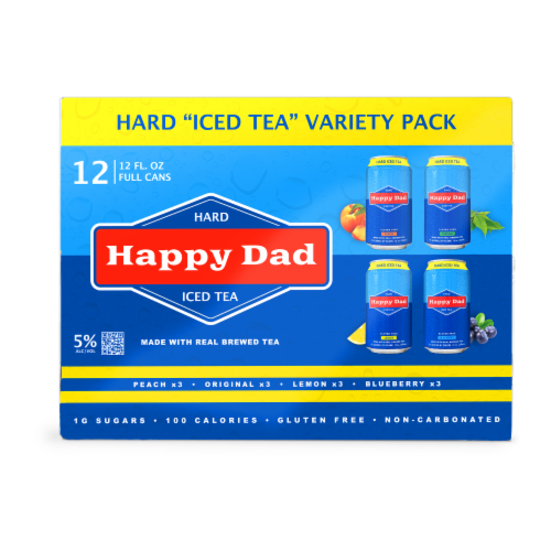 Happy Dad Hard Iced Tea Variety Pack Perspective: front