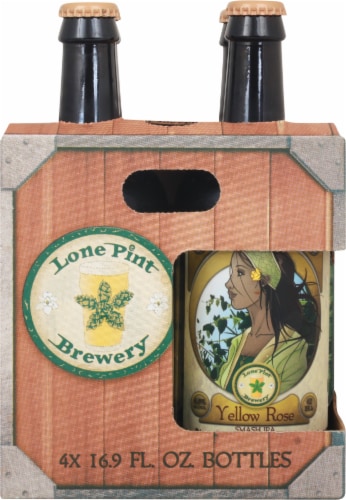 Lone Pint Brewery Yellow Rose Smash IPA Perspective: front