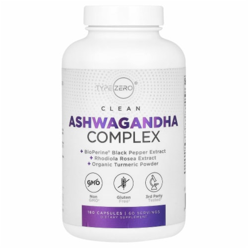 Type Zero KSM-66 Ashwagandha Root Extract 1,200mg, 60 Type Zero KSM-66 Ashwagandha Root Extract 1,200mg, 60