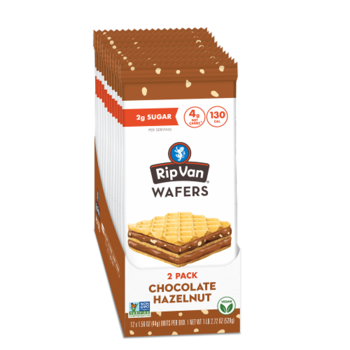 Rip Van Wafers® Chocolate Hazelnut Perspective: front