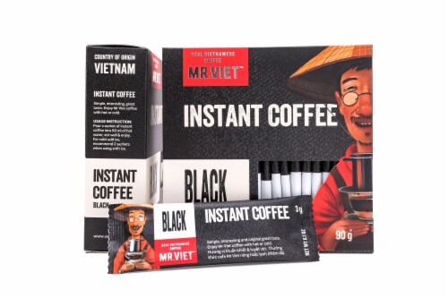 Mr. Viet™ Instant Coffe Black Perspective: front