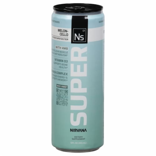 Nirvana Super™ Melon-Cello Infused Super Seltzer Perspective: front