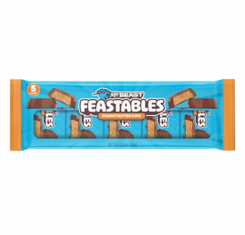 Feastables Peanut Butter Cups Perspective: front
