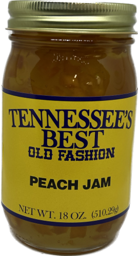 Tennessee's Best Old Fashion Peach Jam Perspective: front