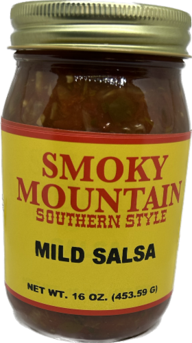 Smoky Mountain Southern Style Mild Salsa Perspective: front