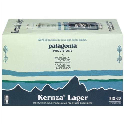 Patagonia Provisions Kernza Lager Cans Perspective: front