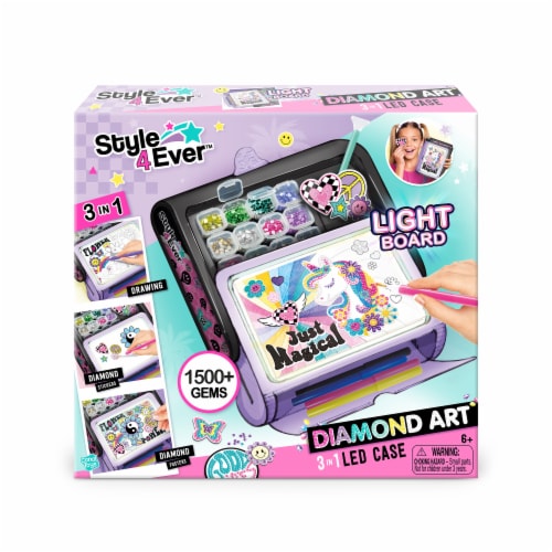 Style 4 Ever Diamond Art 3-In-1 LED Case Perspective: front