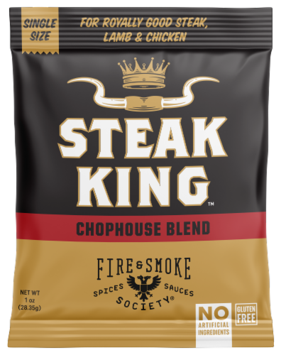 Fire & Smoke Society® Steak King™ Chophouse Blend Seasoning Perspective: front