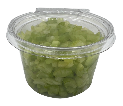 Fresh Cut Diced Celery Perspective: front