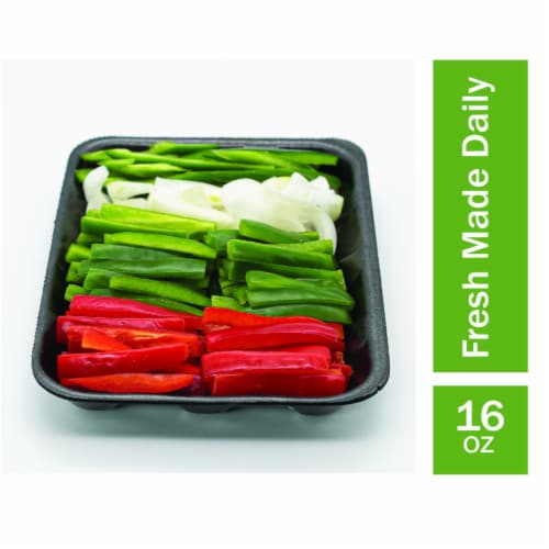Fresh Cut Supreme Assorted Peppers Small Tray Perspective: front