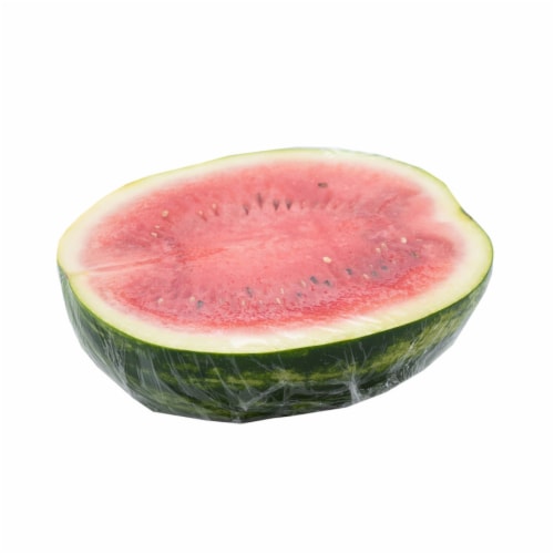 Fresh Cut Watermelon Half Perspective: front
