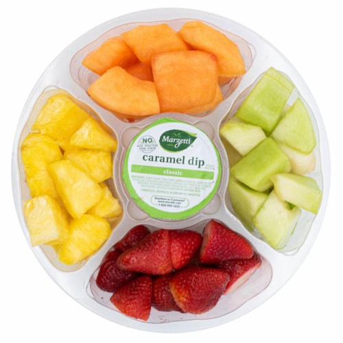 Fresh Cut Fruit Large Party Tray with Dip Perspective: front