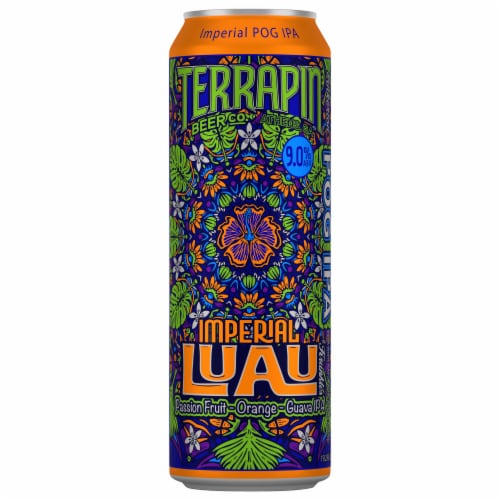 Terrapin® Luau Imperial Craft Beer Single Can Perspective: front