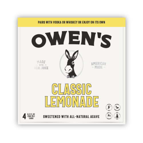 Owen's Craft Mixers Classic Lemonade Perspective: front