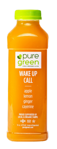 Pure Green Wake Up Call Pressed Juice Blends Perspective: front