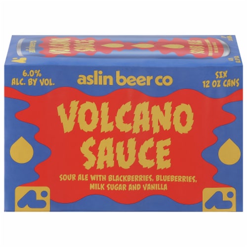 Aslin Beer Co Volcano Sauce Sour Ale Perspective: front