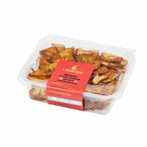 Libanais Baked Pita Chips Spicy Sriracha Perspective: front