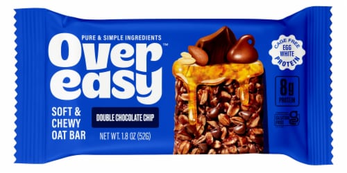 Over Easy™ Double Chocolate Chip Soft & Chewy Oat Bar Perspective: front