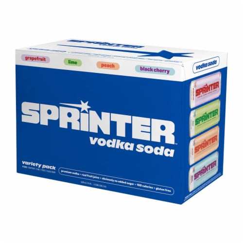 Sprinter Vodka Soda Can Perspective: front