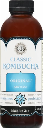 GT's Living Foods Original Kombucha Perspective: front