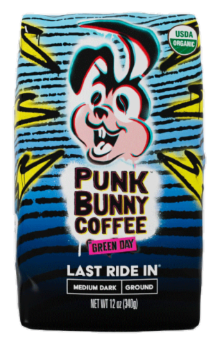 Punk™ Bunny Green Day Last Ride In® Medium Dark Ground Coffee Perspective: front