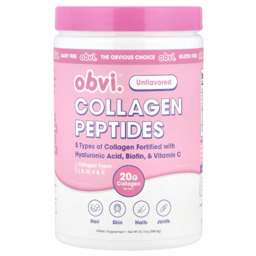 Obvi® Collagen Peptides - Unflavored Perspective: front