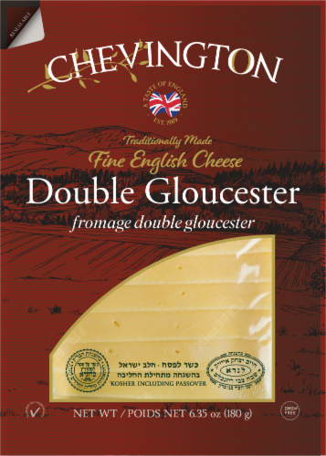 Chevington Double Gloucester Sliced Cheese Perspective: front