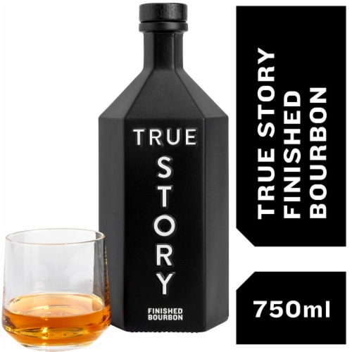 True Story Finished in White Moscatel Casks Kentucky Straight Bourbon Whiskey Perspective: front