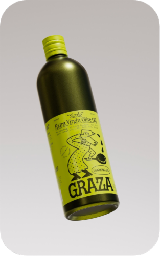 Graza® Extra Virgin Olive Oil Perspective: front