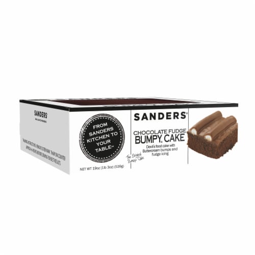 Sanders® Chocolate Bumpy® Cake Perspective: front